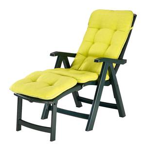 Chaise longue Florida I Matériau synthétique / Tissu - Vert / Vert