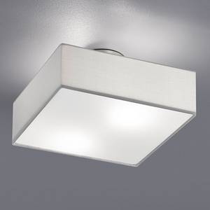 Lampada da soffitto Shima IV Tessuto/Metallo - 2 luci - Bianco