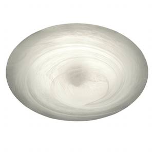 Deckenleuchte Alabaster Glas - 1-flammig - Durchmesser Lampenschirm: 40 cm