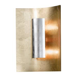 Wandleuchte Aura Gold 30 cm Metall / Glas - Gold / Silber - 2-flammig