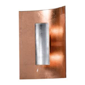 Wandleuchte Aura Kupfer 30 cm Metall / Glas - Kupfer / Gold - 2-flammig