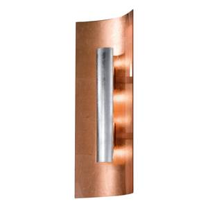 Wandleuchte Aura Kupfer Metall / Glas - Kupfer / Silber - 3-flammig