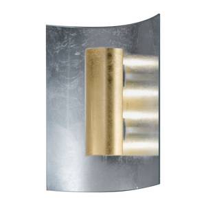 Deckenleuchte  Aura Silber Metall/Glas Silber/Gold- 2-flammig
