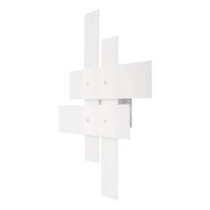 Lampada da parete o soffitto Bandiera Vetro/Acciaio Bianco 4 luci