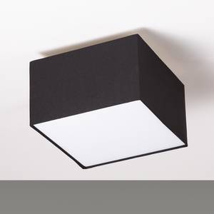 Plafonnier Borris Tissu / Fer - Noir - Largeur : 30 cm