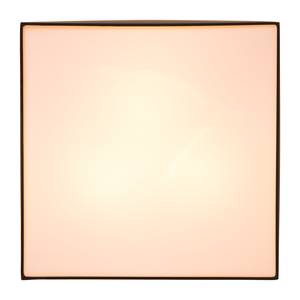 Plafondlamp Borris geweven stof/ijzer - Kokosnoot bruin - Breedte: 50 cm