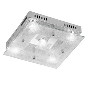 LED-Deckenleuchte Brooks Metall / Glas - Flammenanzahl: 5