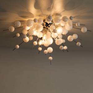 Lampada da soffitto Bubbles Acciaio/Vetro Color argento 6 luci