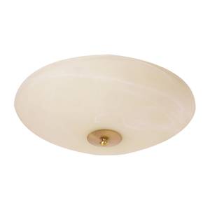 Lampada da soffitto Burgundy 2 luci Ottone brunito 48 cm