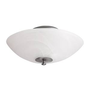 Lampada da soffitto Burgundy 2 luci Nichel opaco 40 cm