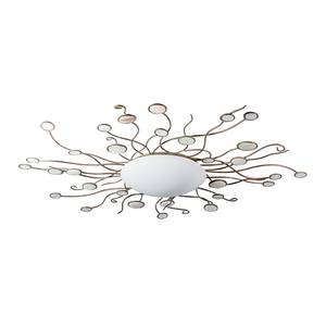 Lampada da soffitto 2 luci Marrone scuro 88 cm