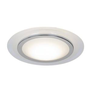 Plafonnier LED 1 ampoule Chrome brillant 30 cm