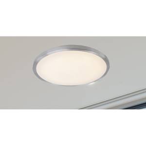LED-plafondlamp 1 lichtbron kunststof/mat nikkelkleurig