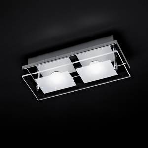 Lampada da soffitto Chiron Ferro Color argento 2 luci LED