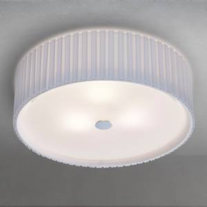 Lampada da soffitto Cole Tessuto/Vetro Bianco 3 luci