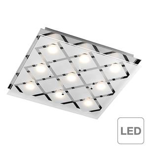 Lampada da soffitto LED Complex Cromo/Vetro - Color argento