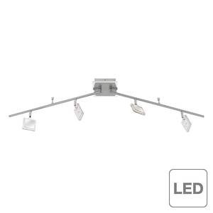 Lampadario da soffitto Daan 72 luci LED Metallo Color argento