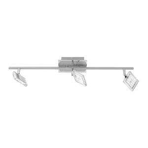 Lampada da soffitto Daan Ferro Color argento 3 luci LED