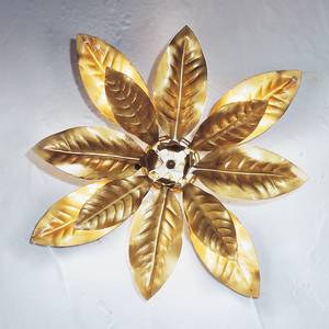Wandleuchte Wandstern Metall - Gold - 4-flammig