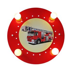 Plafonnier camion de pompier 4 / 20 Bois ampoules