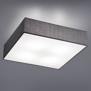 Lampada da soffitto Shima III Tessuto/Metallo - 4 luci - grigio / bianco