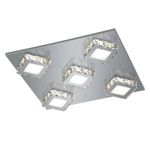 LED-Deckenleuchte Grenoble Glas / Metall - 9 - Flammenanzahl: 5