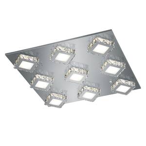 LED-Deckenleuchte Grenoble Glas / Metall - Flammenanzahl: 9