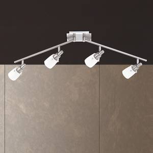 Lampada da soffitto Hara Ferro Color argento 4 luci