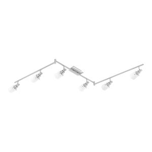 Lampada da soffitto Hara Ferro Color argento 6 luci