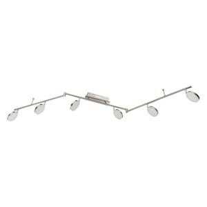 LED-Deckenleuchte Hook II Metall / Acrylglas - Flammenanzahl: 6