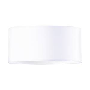 Lampada da soffitto Metallo/Tessuto Bianco 2 luci