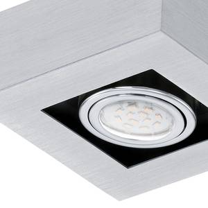 Plafondlamp Loke aluminium/staal - Aantal lichtbronnen: 1