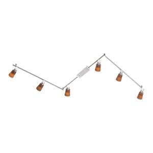 Lampada da soffitto M6 luce/faretto 17 Metallo Color argento 6 luci