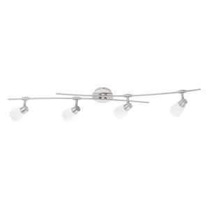 Lampada da soffitto Marlow Nichel opaco - Color argento - 4 luci