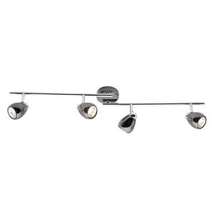 Luci da soffitto Milano -4lumi Nero - Argento - Vetro - Metallo - 84 x 17 cm