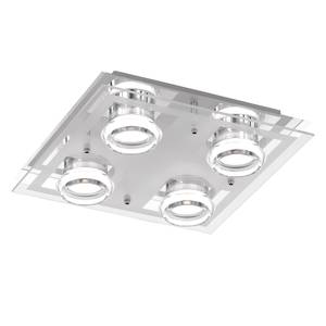 LED-Deckenleuchte Moody Metall / Acrylglas - Flammenanzahl: 4