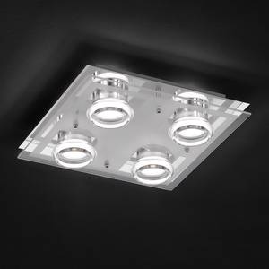 LED-Deckenleuchte Moody Metall / Acrylglas - Flammenanzahl: 4