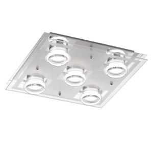 LED-Deckenleuchte Moody Metall / Acrylglas - Flammenanzahl: 5