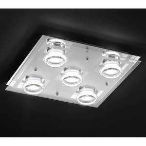 LED-Deckenleuchte Moody Metall / Acrylglas - Flammenanzahl: 5