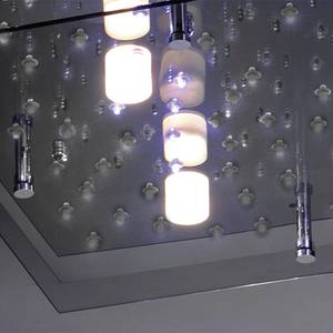 LED-plafondlamp Nightsky II ijzer/zilverkleurig chroom 59 lichtbronnen