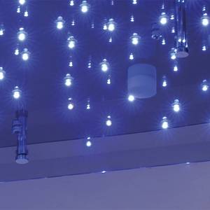 LED-plafondlamp Nightsky II ijzer/zilverkleurig chroom 59 lichtbronnen