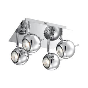 Lampada da soffitto OBERON Metallo Color argento 4 luci