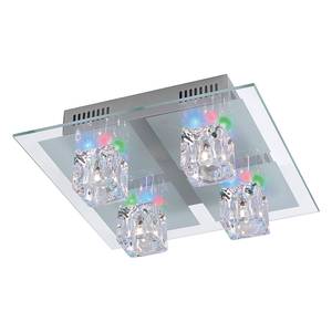 LED-Deckenleuchte Oki Eisen Silber 8-flammig