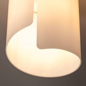 Plafondlamp Papiro glas/metaal - wit - 1 lichtbron