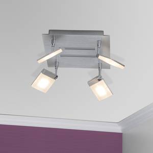 Lampada da soffitto Plaxico Metallo/Materiale sintetico Color argento 4 luci