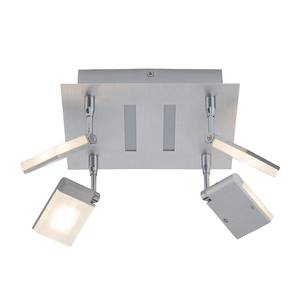 Lampada da soffitto Plaxico Metallo/Materiale sintetico Color argento 4 luci