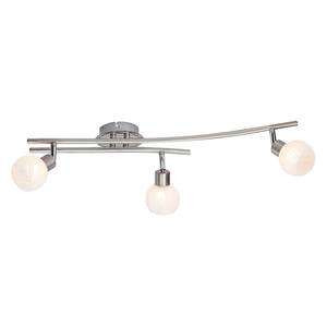 Lampada da soffitto Rina- 3 lumi Argento - Bianco - Metallo - Materiale sintetico - 59 x 13 x 19 cm