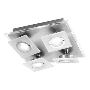Plafondlamp Rotator aluminium zilverkleurig 4 lichtbronnen