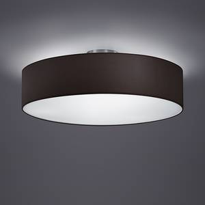 Plafondlamp nikkelkleurig/zwart 3 lichtbronnen
