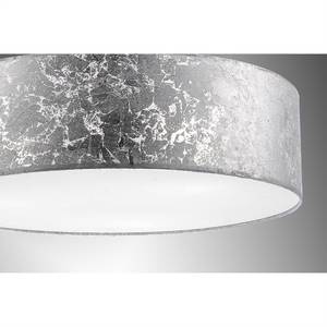 Lampada a sospensione Shade I Ferro/Tessuto - 3 luci - Argento - Abat-jour diametro: 60 cm